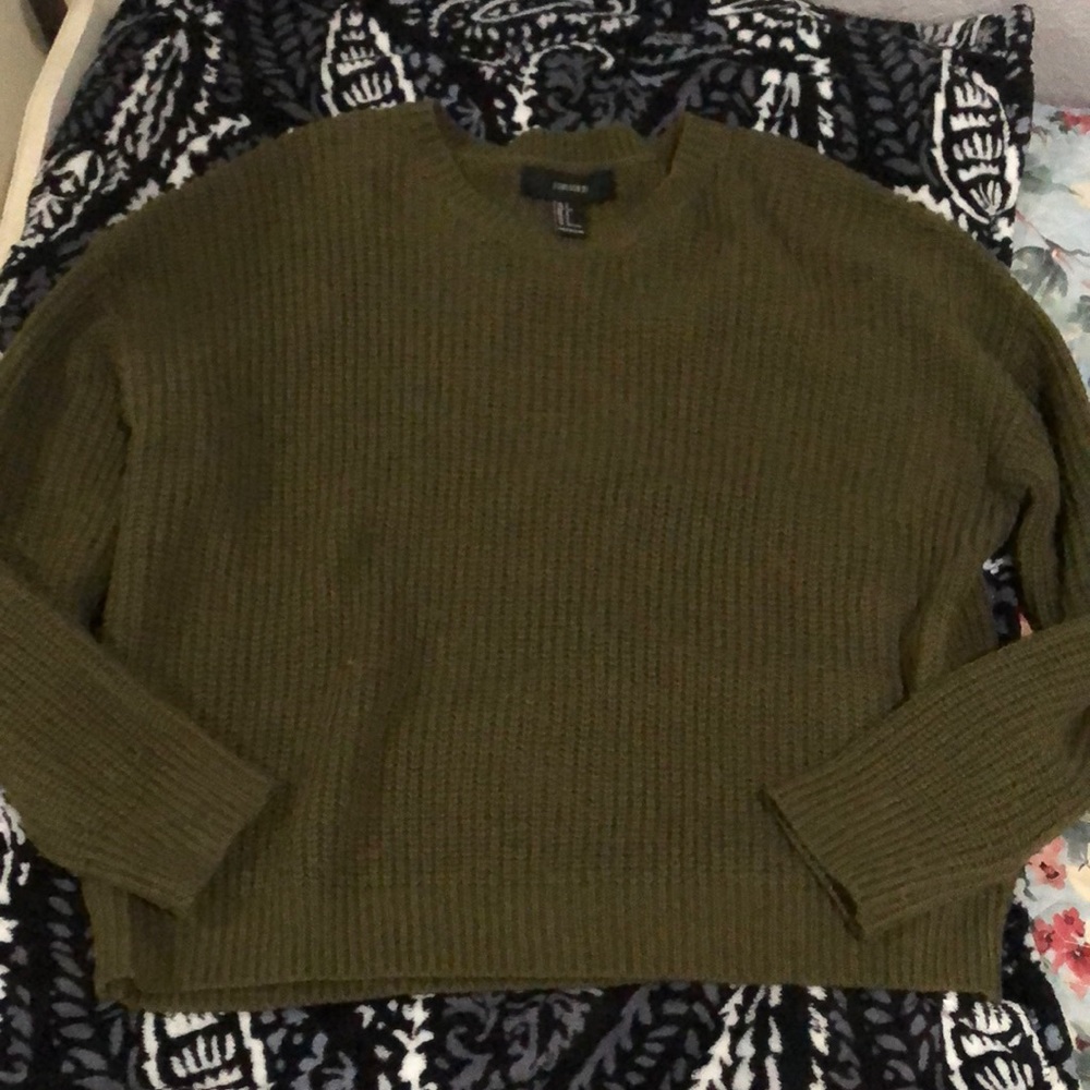 Olive Green Sweater